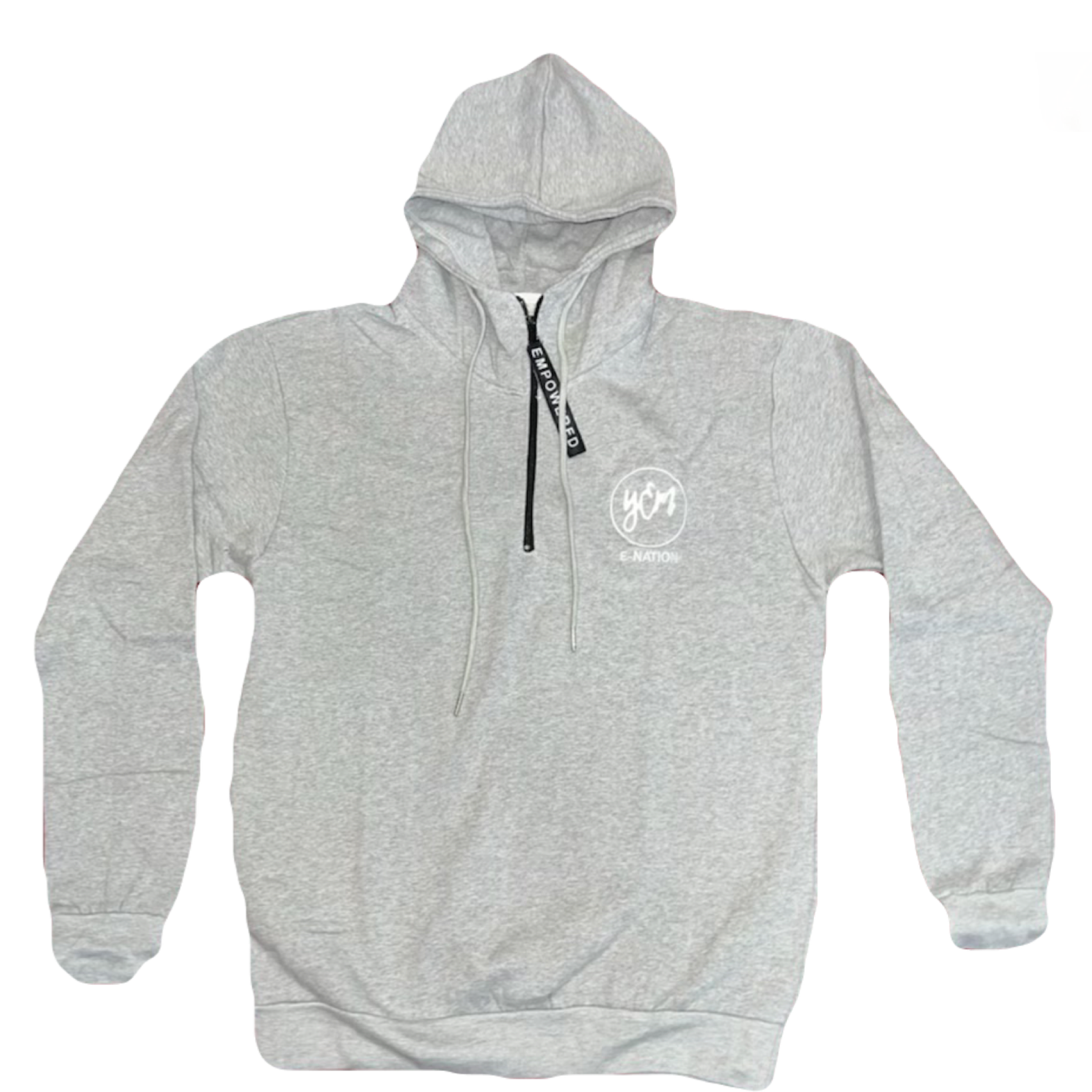 Light Grey Empowered Sweatsuit Top